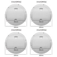 4pcs พลาสติก ABS รอบแผ่นตรวจสอบดาดฟ้า 4/6/8 นิ้ว Hatch COVER แผ่นดาดฟ้าลื่นสําหรับ Marine RV เรือยอช