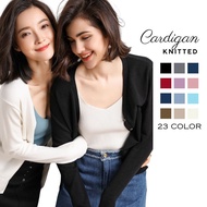 MOF Exclusive Women Casual Long Sleeves Knitted Outer Button Up Cardigan Knitwear Wanita Lengan Panj