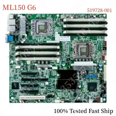 466611-001 For HP Proliant ML150 G6 Motherboard 519728-001 466611-002 LGA1366 DDR3 Mainboard 100% Te