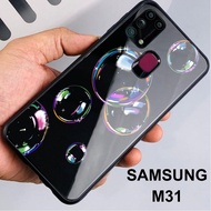 HP SAMSUNG M31 Glossy Case BUBBLE Motif Casing Samsung M31 Silicone Softcase Casing cod Available
