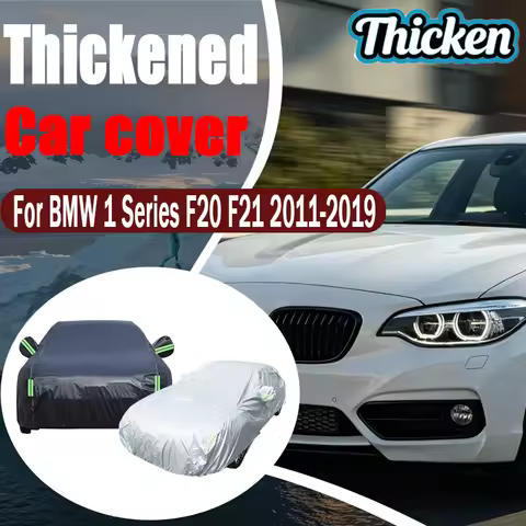 For BMW 1 Series F20 F21 2011-2019 2018 Full Car Covers Oxford Fabric, Anti-UV Sunshade, Waterproof