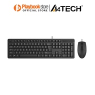 A4Tech KRS-3330 1200 DPI Natural_A Shape Key USB Wired Keyboard & Mouse Combo