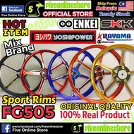 FG505 Racing Sport Rims 17 Rim 1.4/1.6 SP505 SKK ENKEI 505 LC135 Y15ZR Y15 Y16 125ZR Y125ZR EX5 WAVE