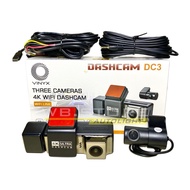 DASHCAM VINYX DC3 Triple Channel 4K+1K+1K ADAS GPS WIFI 24 HOURS HDR CAMERA DVR DASHCAM DC2