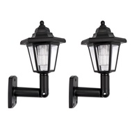 Retro Solar Hexagonal Wall Lamp Solar Hexagonal Palace Lamp Solar Wall Lamp Cross-Border Factory S