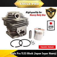 Eagle Pro Japan Super Heavy Mitsubishi TL33 TU33 TB33 BG330 Brush Cutter Cylinder Block Piston Assy 