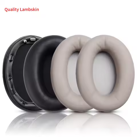 Lambskin Genuine Leather Ear Pads For Sony WH-1000XM3 Headphone Cushion 1000xm3 Headset Foam Earpads