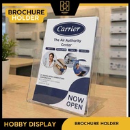 Clear Acrylic Brochure Holder | Acrylic Flyer, Brochure & Catalog Holder