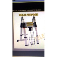 DALTON brand telescopic ladder 1,9 meters -->3.8 meters