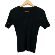 ete Issey Miyake FETE Tshirt Size 0 Women black Short sleeves Direct from Japan Secondhand