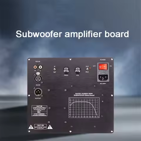 TPA3255 Digital Subwoofer Active Speaker AC220V High-Power Balanced HIFI Amplifier Board 20Hz-200Hz