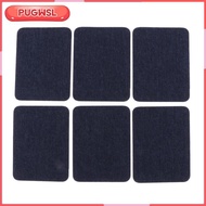 [pugwsl] Patches For Clothing Jeans 6 Pcs, (4.9'' X