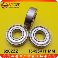 Stainless Steel Bearing S6202ZZ 6202ZZ 6202-2RS 15 * 35 * 11mm GY3G