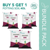 [BUNDLE PACK] Soil - Organic Potting Soil 40L - Buy 5 Get 1