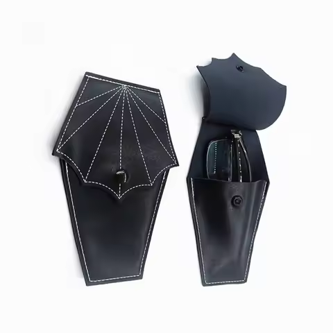 Goth Coffin Gothic Glasses Case Goth Accessories Eyeglasses HolderSun Glasses Holder Witch Bat Sungl