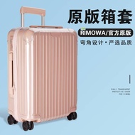 สำหรับ Rimowa Essential ฝาครอบป้องกันกระเป๋าเดินทางโปร่งใส Boarding 21 26 30 นิ้ว Rimowa สวมเคสกันกร