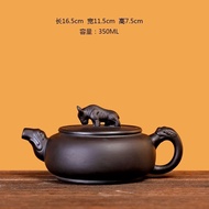 Large-capacity purple clay teapot high-end Fengming teapot original mineral purple clay master-level