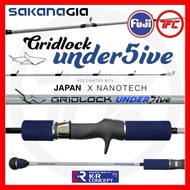 2025 New SakanaGia GridLock Under5ive Overhead Baitcast Jigging Rod Sakana Gia Grid Lock BC Slow Fas