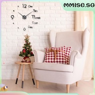 [mmise.sg] Acrylic DIY Analog 3D Mirror Surface Number Wall Clock Sticker Modern Home Decor