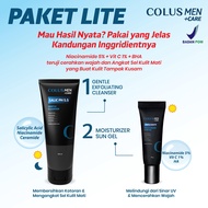 Paket Skincare Pria【Paket Lite】Colus Men | Sunscreen Face Wash |