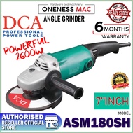''DCA'' ANGLE GRINDER 7'' / 2600W (S1M-FF-180SH) ASM180SH