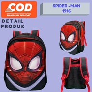 Kti 1916 Spiderman - PG Paud Kindergarten Boy School Bag Marvel Spiderman Import Backpack Small Boys Onlan - Boys Bags - Children's Bags