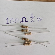 0000665 R 100 Ω 1/2 W 100 Ohm 100 Resistor 20 Pieces