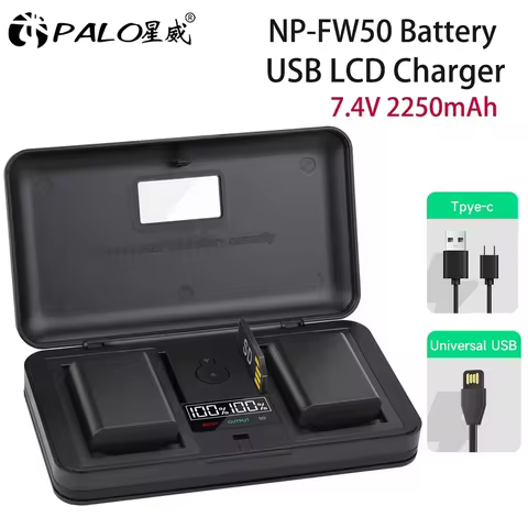 NP-FW50 NP FW50 Battery For Sony A7RII A7II A6000 A6400 A6300 A6500 A7 A7SII A7S A7S2 A7R Batteries