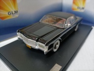 GLM 1 43 Lincoln Continental Two-Door Car Model Lincoln Continental 1969 Black