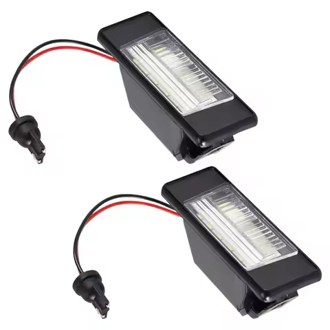 VC-Innovative-2Pcs Car 18Leds License Plate Lights Plastic For Nissan Qashqai X-Trail Juke Primera B