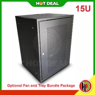 RackIT 15U Server Rack (737x560x500)mm - 15U Wall Mount Server Rack Server Rack Rak Server