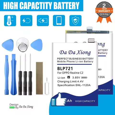 BLP727 BLP711 Battery For OPPO Realme Reno 2 C2 X2 2F 3 K3 C3 3A 4 A5 5 6 A9 10 A11 F11 A1K A91 A92s