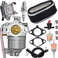 AM109205 Carburetor Kits With Fuel Pump&Air Filter for John Deere GT242 GT275 F510 F525 LX172 LX176 