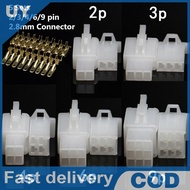null 5Sets Automotive Electrical 2.8mm 2 3 4 6 9 Pin Crimp Wire Connector Terminal null