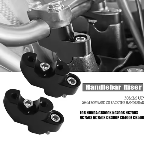 Motorcycle Accessories Handlebar Riser 30mm Heightening Clamp For Honda CB500X NC700S NC700X NC750X 