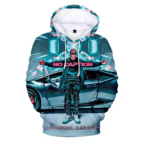 Classic Popular Funny Carson Lueders 3D Print Hoodies Sweatshirts Men/Women Long Sleeve Sweatshirt A