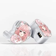 CVJ Neko หูฟังชนิดใส่ในหู 0.78 มม.2-pin Connector ที่ถอดออกได้การออกแบบสายใหม่รุ่น Black Gold คอมโพส