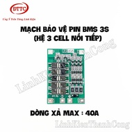 BMS 3S 40A Protection Circuit - 3 Cell Series System