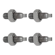 4 Set Aluminum Alloy Motorbikes Valve Adjusting Screws with Nuts Kits for GY6-125 Car 1996-2023