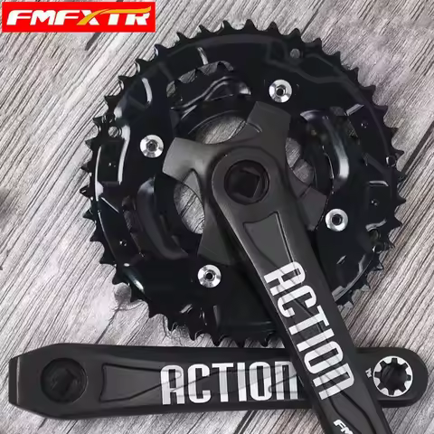 FMFXTR Mtb Crankset 104bcd 64bcd Bicycle Crankset 2*10S 3*10S 24/26/32/38/42T Bike Chainring Square 