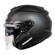 HJC i31 SEMI FLAT BLACK HALF FACE HELMET