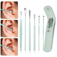 เครื่องมือทําความสะอาดหู Ear Wax Pickers สแตนเลส Earpick Earwax Curette ช้อนดูแลเครื่องมือทําความสะอ