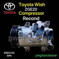 Recond AirCond Compressor Toyota Wish ZGE20 2007-2017 (Control Valve) / Kompressor Kereta Toyota Wis