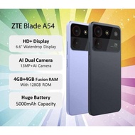 ZTE Blade A54(4GB+4GB Extended RAM + 128GB ROM) |  Octa-core 1.6GHz | 13MP AI dual-camera | Battery 