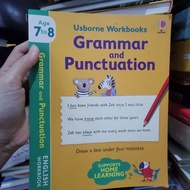 Usborne Workbooks Grammar and Punctuation English Workbook Age 7 to 8 English Practice Book