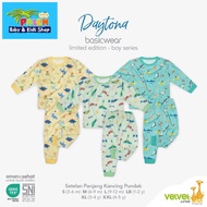 3Pcs Velvet Junior Long Sleeve Set Baby Boy Pajama/ Girl Sizes S, M, L, LB, XL, XXL