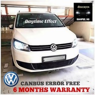 Volkswagen Touran 6500K White Canbus LED Headlight / Fog Light Bulb Canbus Error free - 9006 H7 H8 H