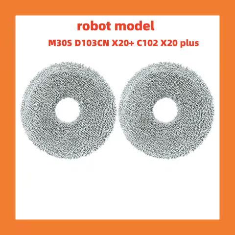 Robot Vacuum Cleaner Mop Cloth Compatible Xiaomi Mijia M30S D103CN X20+ C102 X20 plus Spare Parts Re