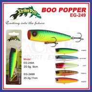 (9cm-11cm) Strike Pro Boo Popper EG-249 [20.5g-25.2g] Topwater Lure Umpan Pancing Ikan Gewang