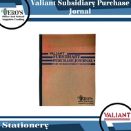 Valiant Subsidiary Purchase Journal